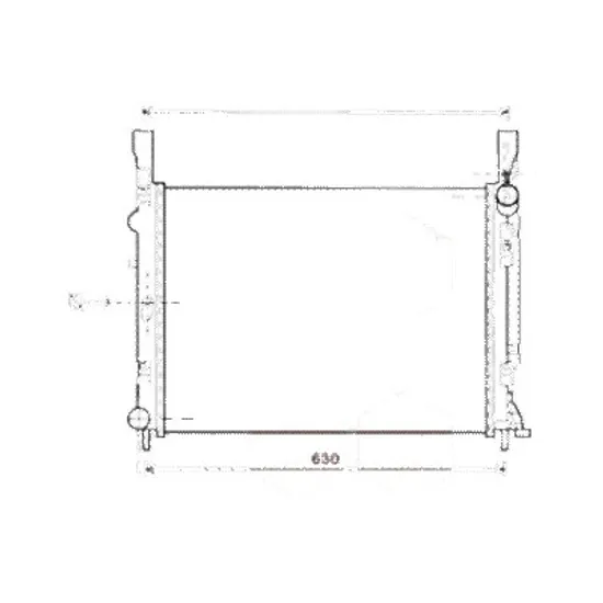 Radiator apa RENAULT KANGOO 2008->2020 pentru 1.5 dCi 105, perioada 2008 2009 2010 2011 2012 2013