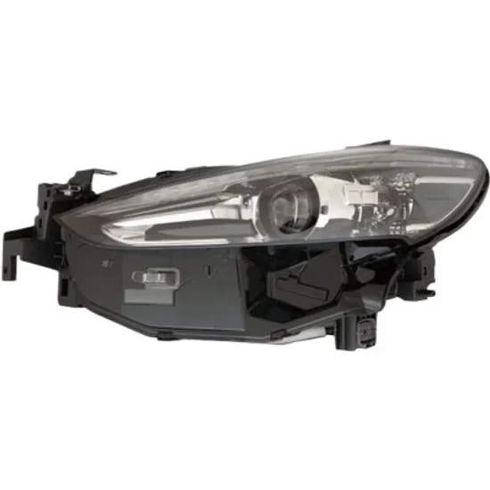 Far stanga MAZDA 6 GJ 2012-> perioada 2012 2013 2014 2015 2016 2017 de la an de fabricatie 2018, cu motor reglaj, cu LED, cu semnal, reglaj electric, fara reglaj inaltime faruri electric, cu faza lunga LED, cu bec LED, cu bec W21/5W,