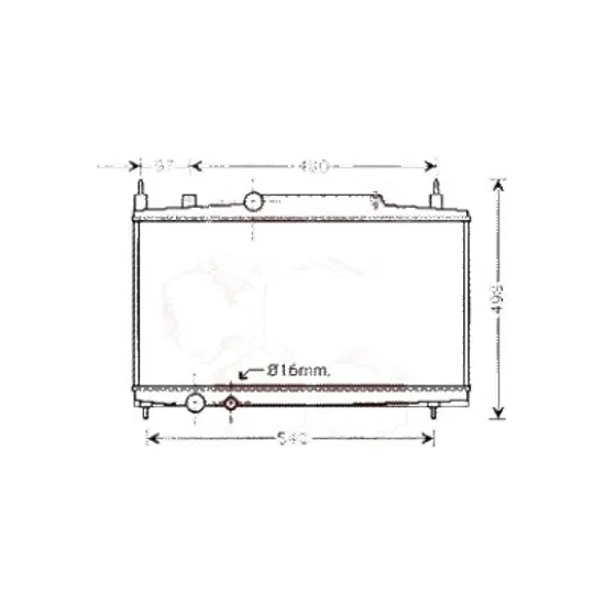 Radiator apa FIAT ULYSSE 2002->2011 pentru 3.0, perioada 2002 2003 2004 2005 2006 2007 2008 2009 2010 2011