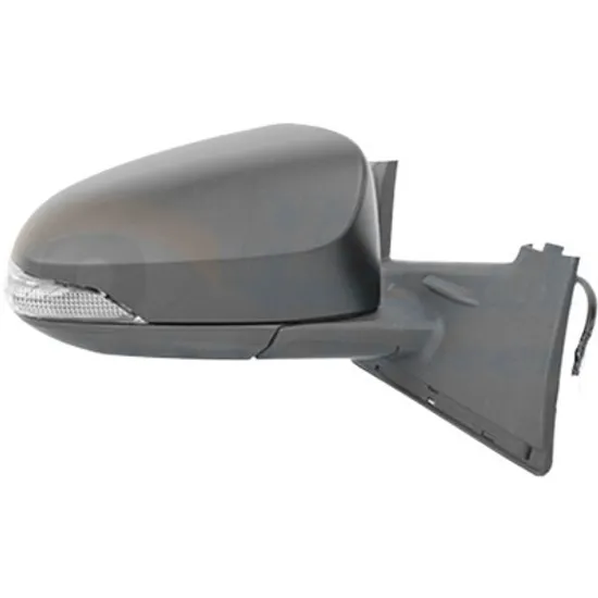 Oglinda exterioara dreapta TOYOTA YARIS 2010-> perioada 2010 2011 2012 2013 2014 2015 de la an de fabricatie 08/2014, numar pini 9, cu incalzire, pentru vopsit