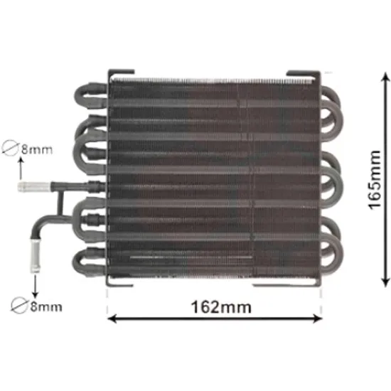 Radiator apa MERCEDES C-CLASS W203 2000->2007 pentru C 320 CDI, perioada 2005 2006 2007