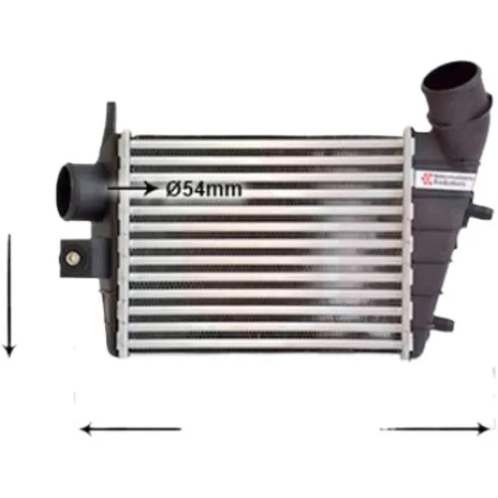 Intercooler ALFA ROMEO 156 1997->2005 1.9 JTD 100KW 136CP , pentru motor 192 B1.000 perioada 2002 2003 2004