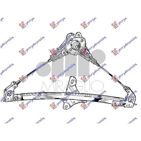 Macara Usa OPEL AGILA A 2000->2007 Macara usa spate dreapta mecanica Perioada 2000 2001 2002 2003 2004 2005 2006 2007