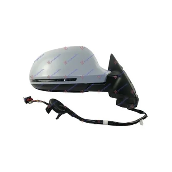 Oglinda AUDI A3 8P1 2003->2012 Oglinda electrica. cu incalzire pentru vopsit electrica rabatabila electrica cu 5 usi ->2010 cu lampa podea dreapta Perioada 2008 2009 2010