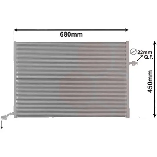 Radiator apa MERCEDES E-CLASS W213 2016-> pentru E 180, perioada 2017 2018 2019 2020 2021 2022