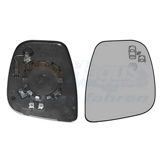 Sticla Oglinda OPEL VIVARO C 2019-> Geam oglinda exterioara cu incalzire cu senzor de banda dreapta Perioada 2019 2020 2021 2022 2023 2024