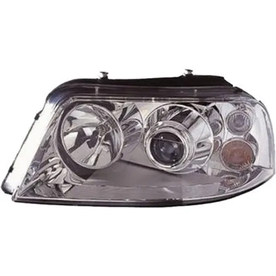 Far stanga VW SHARAN 1995->2010 perioada 1995 1996 1997 1998 1999 2000 2001 2002 2003 2004 2005 2006 2007 2008 2009 2010 de la an de fabricatie 04/2000, cu motor reglaj, fara unitate de control Xenon, semnal galben, pentru vehicule cu lumini xenon, cu reglaj distanta iluminare automat, cu bec D2S/H7,