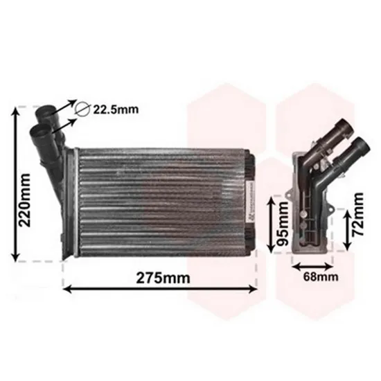 Radiator Incalzire CITROEN BERLINGO 1996->2011 Calorifer M +/-AC 234x157 BEHR TYPE Perioada 1996 1997 1998 1999 2000 2001 2002 2003 2004 2005 2006 2007 2008