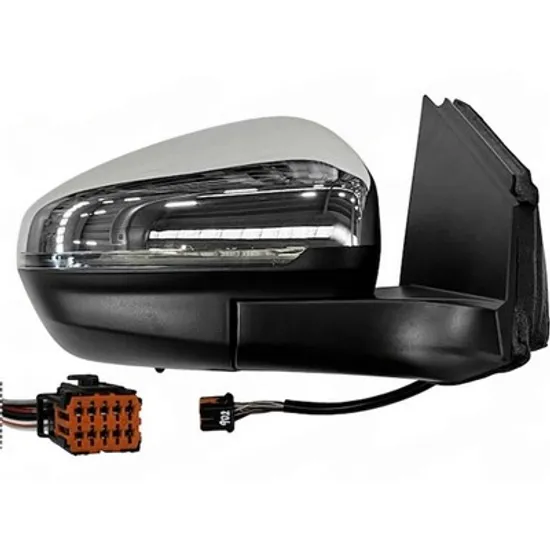 Oglinda PEUGEOT 5008 2 2016-> Oglinda exterioara electrica cu incalzire cromat (cu semnal si senzor) (8PIN) DREAPTA Perioada 2016 2017 2018 2019 2020