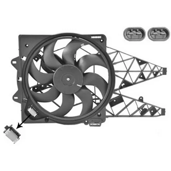 Ventilator Motor FIAT DOBLO 263 2010-> Electroventilator motor complet 1.3-1.6-2.0 JTD(fara AC Perioada 2010 2011 2012 2013 2014 2015 2016 2017 2018 2019
