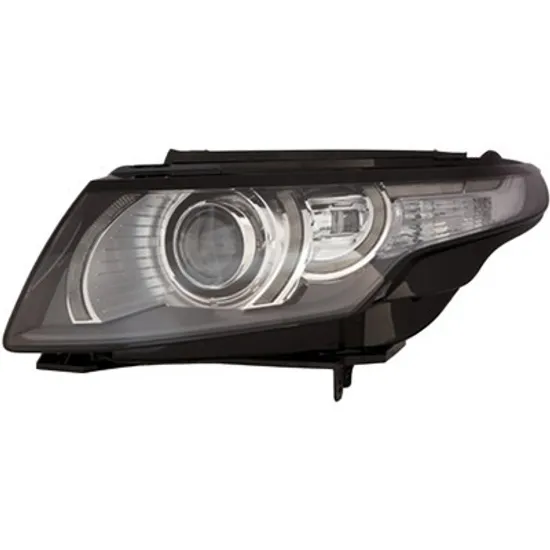 Far stanga LAND ROVER RANGE ROVER EVOQUE 2011->2019 perioada 2011 2012 2013 2014 2015 2016 2017 2018 2019 pana la an de fabricatie 2015, cu motor reglaj, fara unitate de control Xenon, Bi-Xenon, semnal alb, cu daylight, adaptiv, cu bec D3S Lampa descarcare gaze