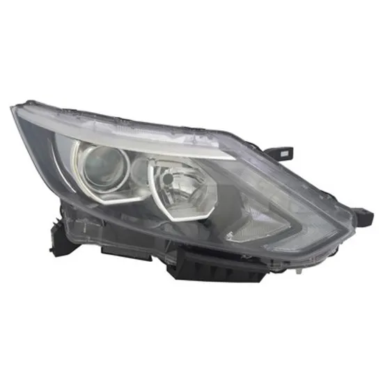 Faruri NISSAN QASHQAI 2 2013->2020 Far reglaj electric (H7/H11) cu Daylight LED (E) (DEPO) DREAPTA Perioada 2013 2014 2015 2016 2017