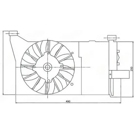 Ventilator Motor FIAT SEICENTO 1997->2005 Ventilator A/C 900i-1.1 benzina Perioada 1997 1998 1999 2000 2001 2002 2003 2004 2005