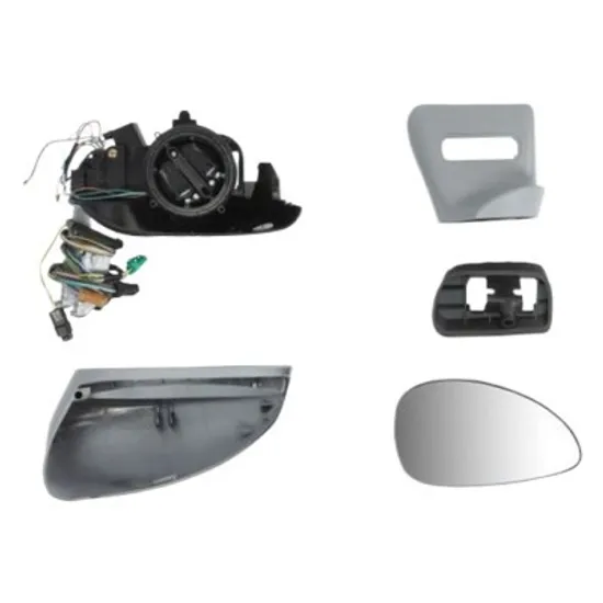 Oglinda exterioara stanga CITROEN C4 1 LC 2004->2012, C4 COUPE 2004->2013 perioada 2004 2005 2006 2007 2008 2009 2010 2011 de la an de fabricatie 2004, reglaj electric, pana la an de fabricatie 2010, prevopsit grund, cu incalzire, rabatare electrica
