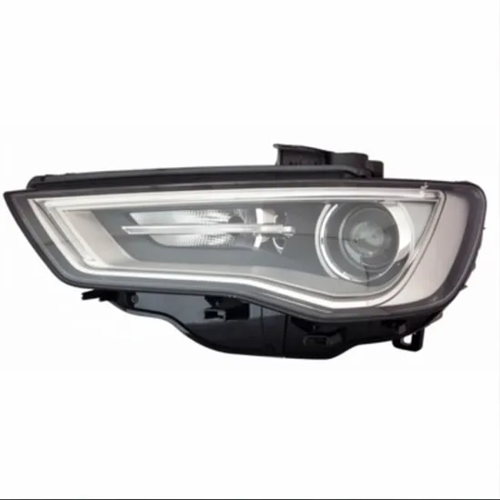 Faruri AUDI A3 8VS, 8VM SEDAN 2013->2020 Far Bi-XENON fumuriu cu Daylight LED (HELLA) DREAPTA Perioada 2013 2014 2015 2016