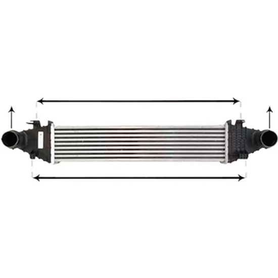 Intercooler MERCEDES E-CLASS W212 2009->2015 pentru E 200 CDI / BlueTEC , perioada 2009 2010 2011 2012 2013 2014 2015