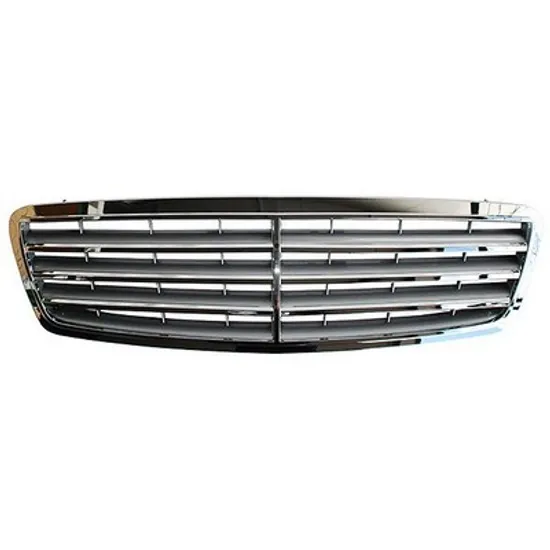 Grila Radiator MERCEDES C-CLASS W203 2000->2007 Grila radiator, argintiu-gri/cromata, exclus Sportcoupé/AMG, 04-> Perioada 2004 2005 2006 2007