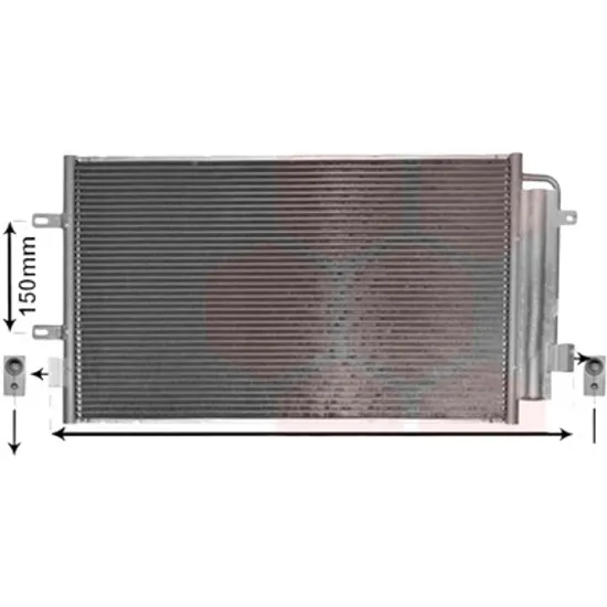 Radiator aer conditionat MITSUBISHI LANCER SPORTBACK 2007-> 1.8 DI-D 85KW 116CP , pentru motor perioada 2010 2011,2012,2013,2014 2015