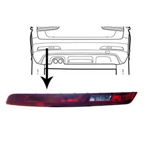 Lampa stop spate stanga AUDI Q3 8UB; 8UG 2011->2018 perioada 2011 2012 2013 2014 2015 2016 2017 2018 de la an de fabricatie 12/2014, cu bec LED