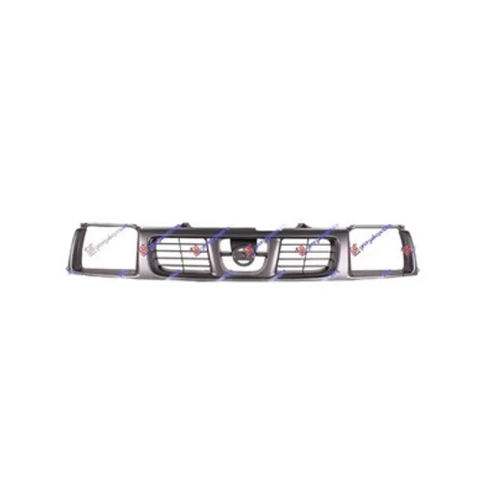 Grila Radiator NISSAN NAVARA D22 1997->2008 Grila radiator, negru antracit Perioada 1997 1998 1999 2000 2001 2002 2003