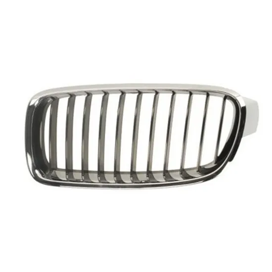 Grila Radiator BMW 3 F30 2011->2018 Grila radiator stanga negru/crom Perioada 2011 2012 2013 2014 2015 2016 2017