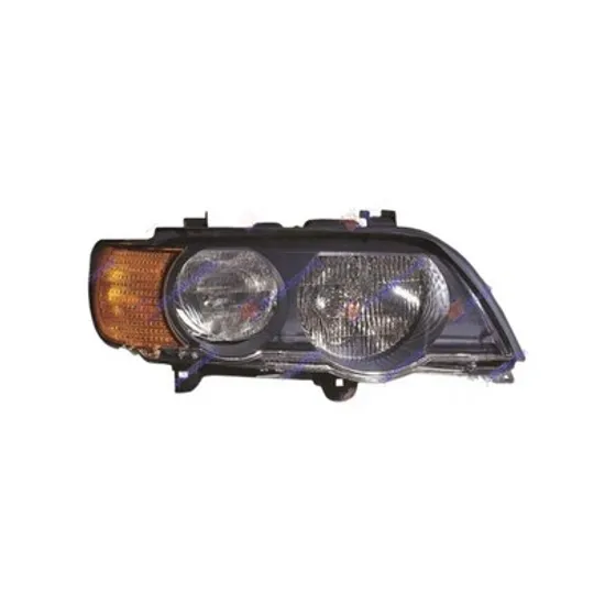 Faruri BMW X5 E53 2000->2006 Far reglaj electric (cu semnal galben) ->2004 (TYC) dreapta Perioada 2000 2001 2002 2003 2004