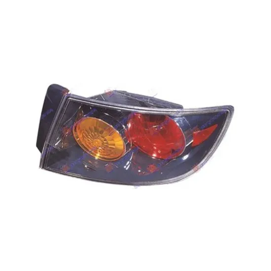 Stop Spate MAZDA 3 BK 2003->2009 Lampa spate dreapta, exterioara, ptr 4 usi, neagra ->07 Perioada 2000 2001 2002 2003 2004 2005 2006 2007
