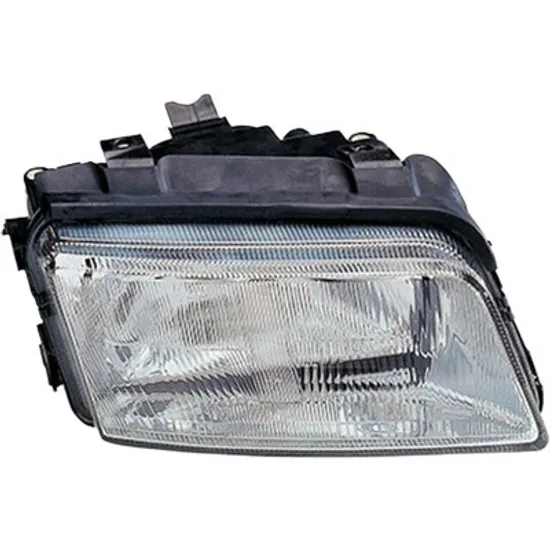 Far dreapta AUDI A4 8D2; B5 1994->2000 perioada 1994 1995 1996 1997 1998 1999 2000 pana la an de fabricatie 02/1999, fara motor reglaj, cu far de ceata, cu bec H7/H7/H1
