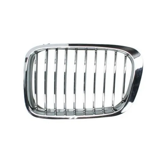 Grila Radiator BMW 3 E46 1997->2005 Grila radiator stanga, neagra cu rama cromata, ptr Sedan/Compact/Touring Perioada 1998 1999 2000 2001
