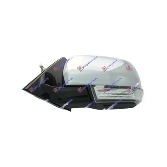 Oglinda MITSUBISHI PAJERO 4 2006-> Oglinda exterioara electrica cu incalzire cu semnal si lampa podea cromat stanga Perioada 2006 2007 2008 2009 2010 2011 2012 2013 2014 2015 2016 2017 2018
