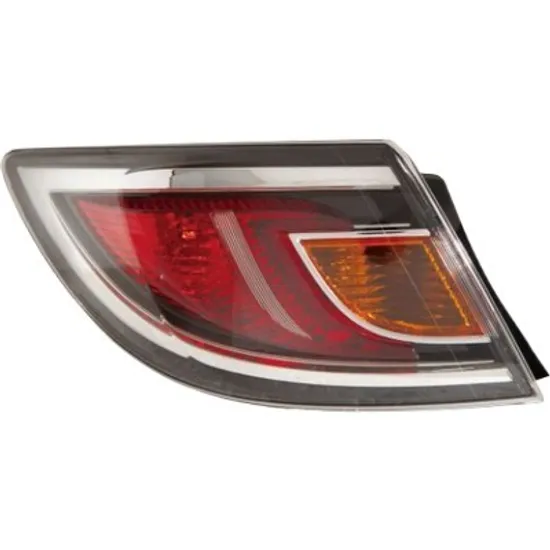 Lampa stop spate stanga MAZDA 6 GG 2007->2013 perioada 2007 2008 2009 2010 2011 2012 2013 de la an de fabricatie 2010, cromat, semnal galben, pentru 4/5 usi, exterior