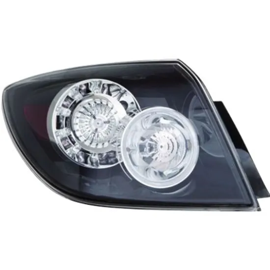 Lampa stop spate dreapta MAZDA 3 BK 2003->2009 perioada 2003 2004 2005 2006 2007 2008 2009 pana la an de fabricatie 06/2006, fumuriu, semnal galben, exterior