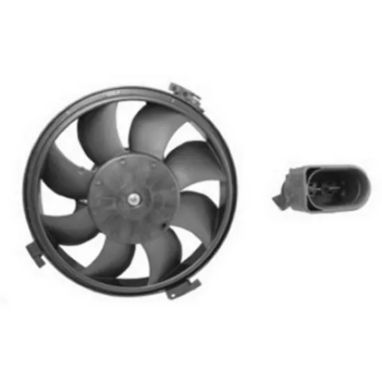 Ventilator Motor VW PASSAT B5 2000->2005 Electroventilator racire complet (280mm) (ovala mufa) Perioada 2000 2001 2002 2003 2004 2005