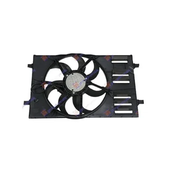 Ventilator Motor AUDI A3 8VS, 8VM SEDAN 2013->2020 Electroventilator racire complet (412mm) (400w) (4pin) Perioada 2013 2014 2015 2016 2017 2018 2019 2020