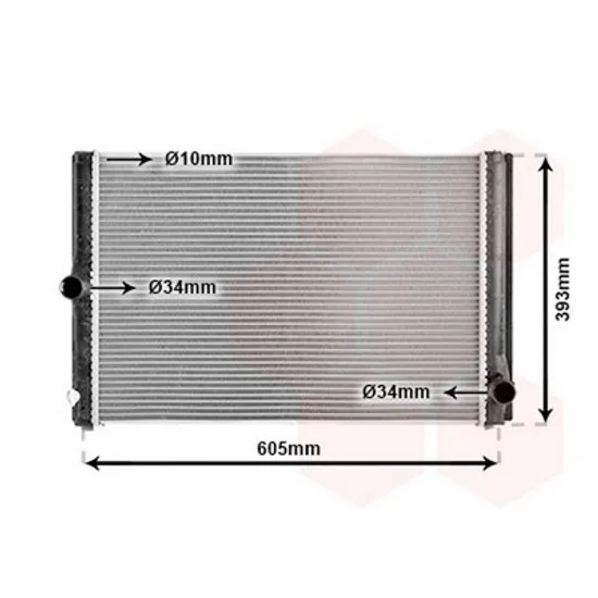 Radiator Motor TOYOTA COROLLA E18 2013->2019 Radiator apa pentru 1,4 D4d Perioada 2013 2014 2015 2016 2017 2018