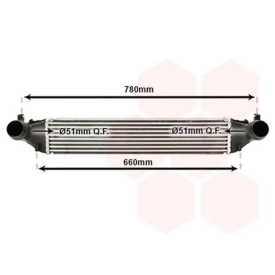 Intercooler OPEL ASTRA K 2015->2021 Radiator intercooler 1.0 T SIDI benzina (585x115x62) Perioada 2016 2017 2018 2019 2020 2021 2022