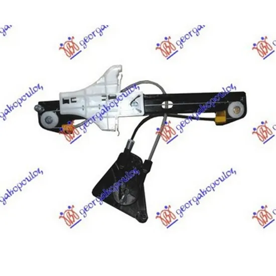 Macara Usa VW POLO 6R1 2009->2020 Macara usa spate reglaj electric fara motor dreapta Perioada 2009 2010 2011 2012 2013 2014 2015 2016 2017