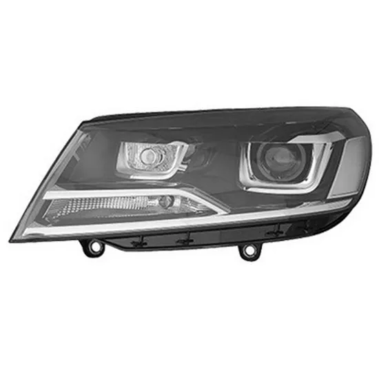 Faruri VW TOUAREG 2010->2018 Far Bi-XENON cu motor (E) (DEPO) stanga Perioada 2010 2011 2012 2013 2014 2015 2016 2017