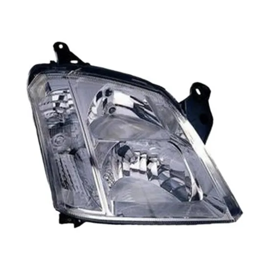 Far dreapta OPEL MERIVA A 2003->2010 perioada 2004 2005 2006 2007 2008 2009 2010 fara motor reglaj, semnal transparent, cu bec H7/H1