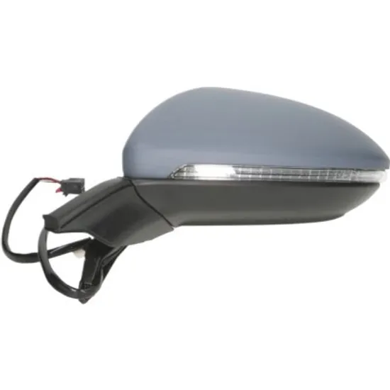 Oglinda exterioara stanga VW GOLF 7 Variant 2013->2019 perioada 2013 2014 2015 2016 2017 2018 2019 2020 , cu senzor banda, pentru vehicule cu sistem de asistenta rulare, cu incalzire, numar pini 18, prevopsit grund
