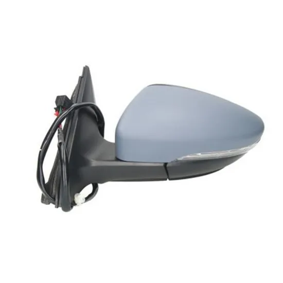 Oglinda VW JETTA 6 2010-> Oglinda exterioara electrica cu incalzire cu rabatare electrica pentru vopsit cu semnal si lampa podea STANGA Perioada 2014 2015 2016 2017 2018