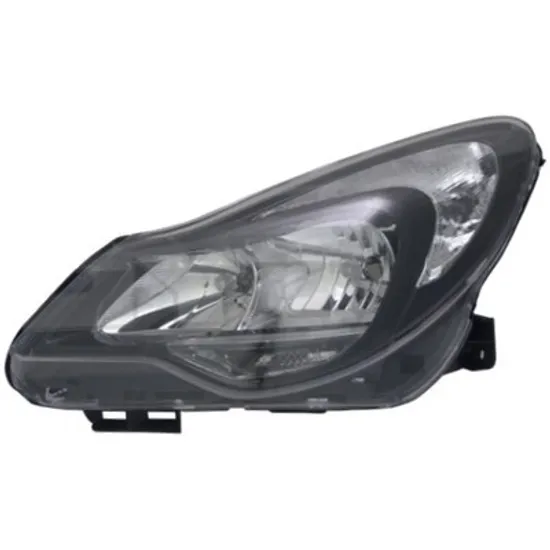 Faruri OPEL CORSA D 2006->2014 Far reglaj electric 2011-> negru (E) (TYC) stanga Perioada 2011 2012 2013 2014