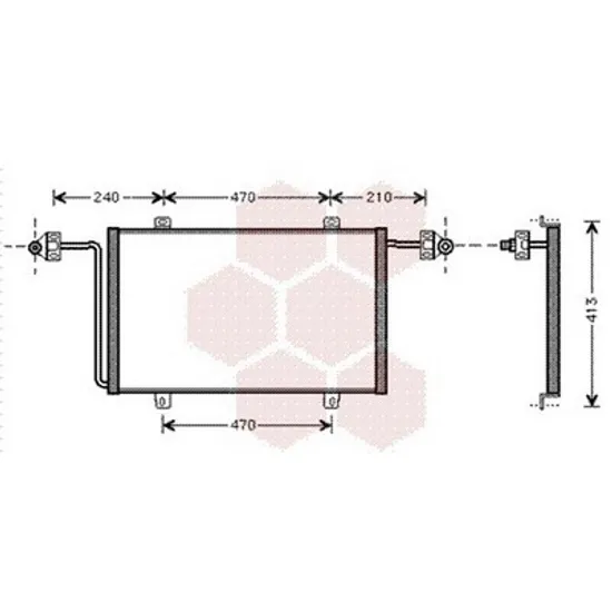 Radiator Aer Conditionat RENAULT MASTER 2 1998->2010 Radiator aer conditionat 1 9 - 2 2 - 2 8 DTi 1999->2001 68 2x37 8 Perioada 1998 1999 2000 2001 2002 2003 2004 2005 2006 2007 2008 2009