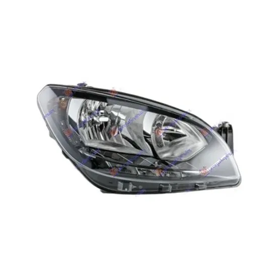 Faruri SKODA CITIGO 2011-> Far reglaj electric H7/H7/LED 2017-> dreapta Perioada 2011 2012 2013 2014 2015 2016