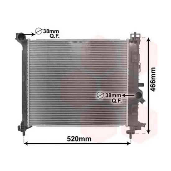 Radiator Motor OPEL MERIVA B 2010->2017 Radiator apa pentru 1,3 - 1,7 CDTi 47x42,8 CV manuala Perioada 2010 2011 2012 2013 2014 2015 2016 2017 2018 2019 2020