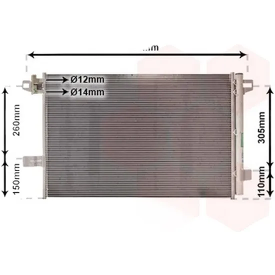 Radiator aer conditionat CITROEN JUMPER 2006-> pentru 2.2 BlueHDi 165, perioada 2019 2020 2021 2022 2023 2024