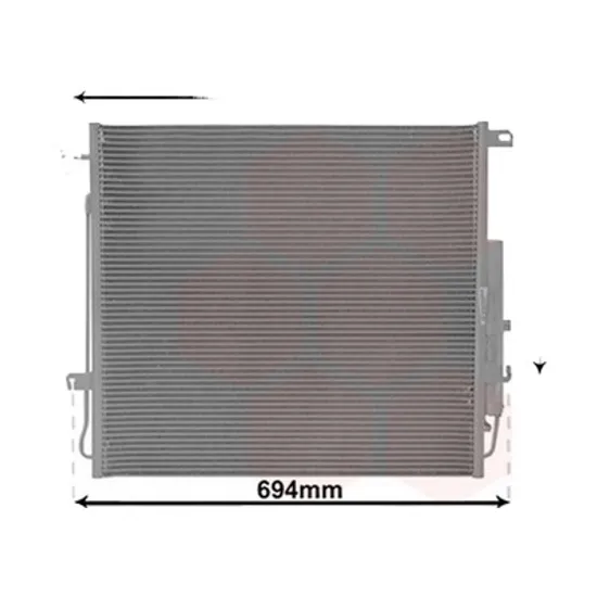 Radiator aer conditionat MITSUBISHI OUTLANDER 3 2012->2020 2.0 4WD 110KW 150CP , pentru motor 4J11 perioada 2012 2013,2014,2015,2016 2017