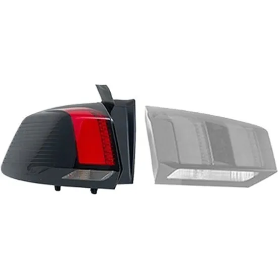 Lampa stop spate stanga PEUGEOT 5008 2 2016-> perioada 2016 2017 2018 2019 2020 2021 , rosu/negru, exterior, cu bec LED