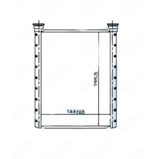Radiator Incalzire TOYOTA YARIS 2005->2011 Calorifer 2009- (144x197) (FRANCE) Perioada 2005 2006 2007 2008 2009 2010 2011