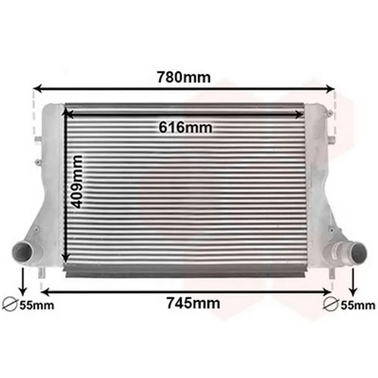 Intercooler AUDI A3 8P1 2003->2012 Radiator intercooler 2.0 S3 toate aluminiu 2008->2012 Perioada 2008 2009 2010 2011 2012